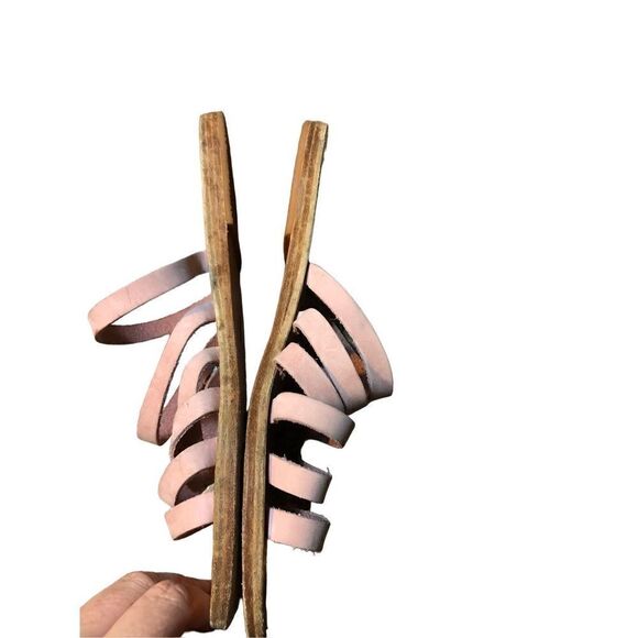 Ancient Greek beige Sandals Nikki slides - Picture 3 of 6